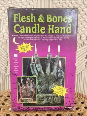 Spooky Vintage Horror Candle